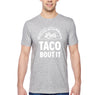 XtraFly Apparel Men&#39;s Tee Let&#39;s Taco Bout It Mexico Mexican Heritage Cinco De Mayo Hispanic Spanish Fiesta Latino Margarita Crewneck T-shirt