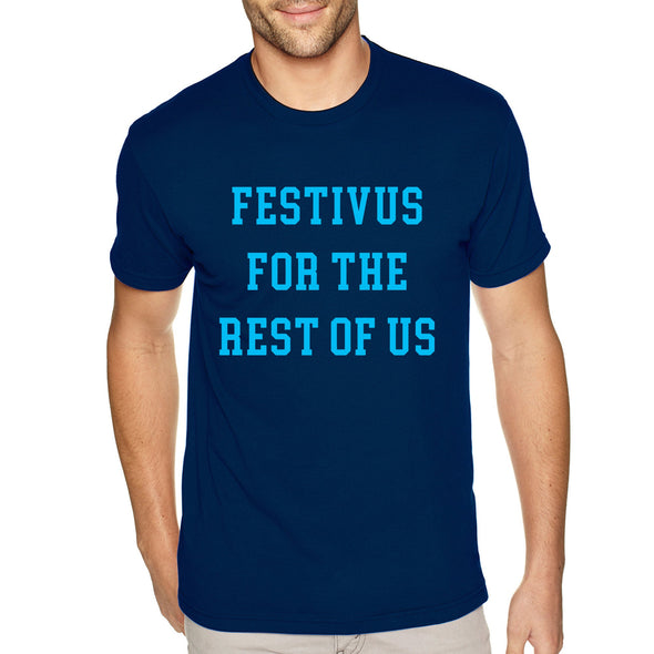 XtraFly Apparel Men&#39;s Tee Festivus For Rest Of Us Jerry Seinfeld Stiller Secular Holiday Merry Christmas Party Ugly Xmas Crewneck T-shirt