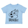 XtraFly Apparel Youth Toddler Trouble Chipmunk Matching Family Vacation Magical Boy Kingdom Girl Magic Soft Castle Children Crewneck T-Shirt