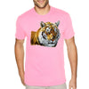 XtraFly Apparel Men&#39;s Tee Tiger Head Portrait Wild Animal Wildlife Zoo Safari Lion Jungle Africa African Cat Crewneck T-shirt