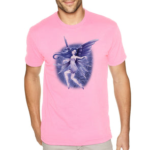 XtraFly Apparel Men&#39;s Tee Fairy Sprite Windy Fantasy Pixie Magical Spirit Legendary Creature Mythology Folklore Mythical Crewneck T-shirt