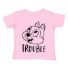 XtraFly Apparel Youth Toddler Trouble Chipmunk Matching Family Vacation Magical Boy Kingdom Girl Magic Soft Castle Children Crewneck T-Shirt